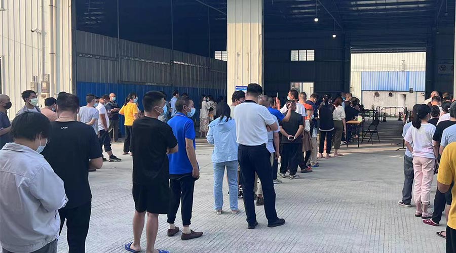 支援防疫是責(zé)任！金環(huán)電器助力鶴山核酸檢測(cè)