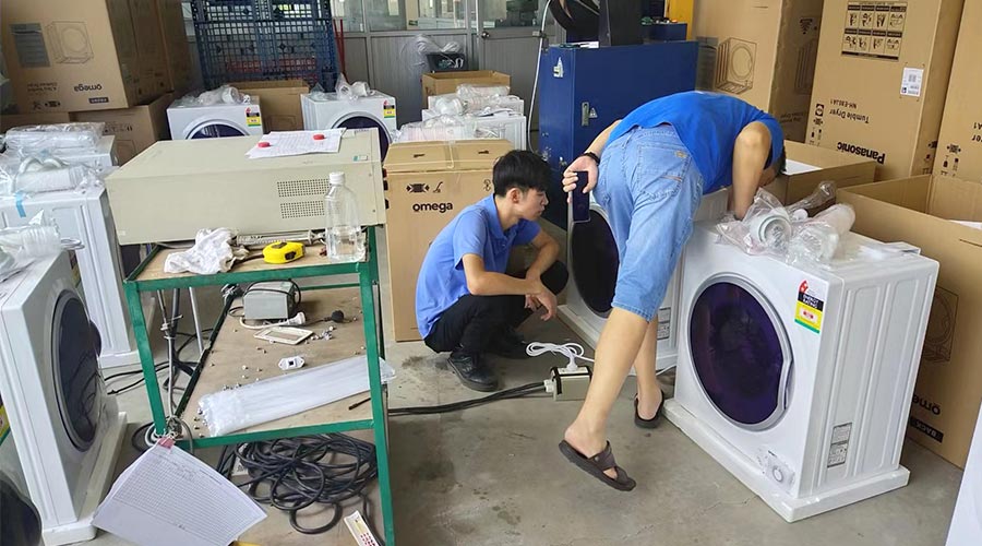 驗貨省心省力！澳洲omega客戶稱贊衣物烘干機(jī)代工質(zhì)量高