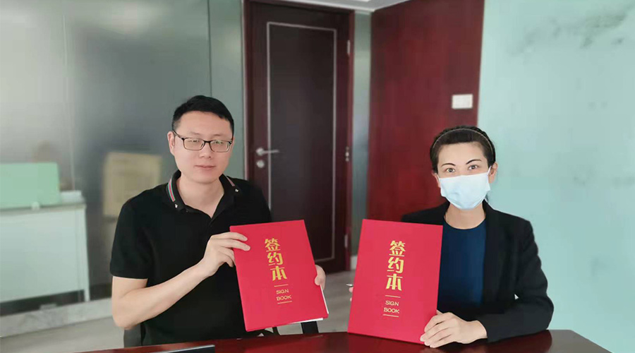 祝賀！金環(huán)電器與寧波某品牌電商客戶再次合作，簽約成功！