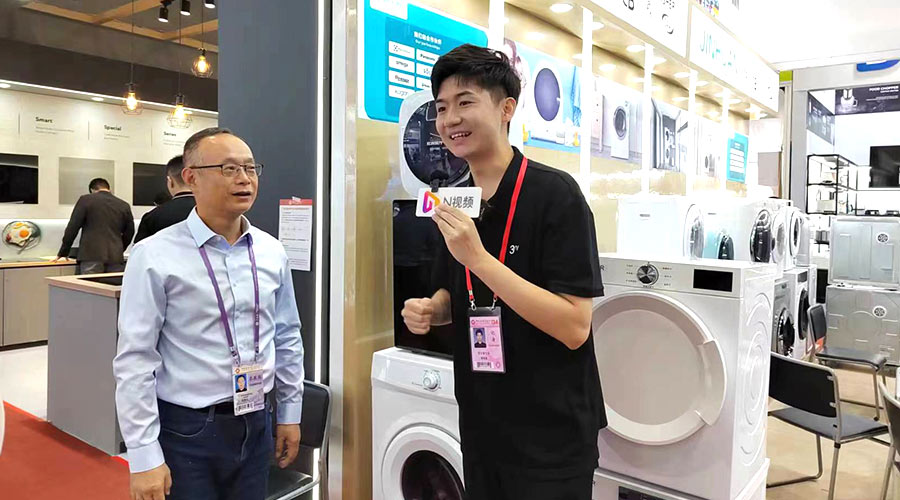 廣交會熱點！央視、新華網(wǎng)等媒體聚焦金環(huán)電器滾筒干衣機